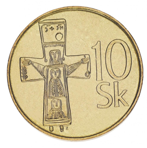 фото Словакия 10 крон 2003 UNC
