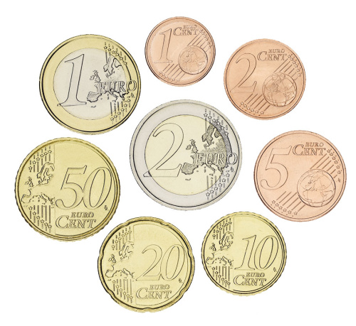 фото Австрия набор из 8 монет евро 2017 UNC 1, 2, 5, 10, 20, 50 центов, 1, 2 евро