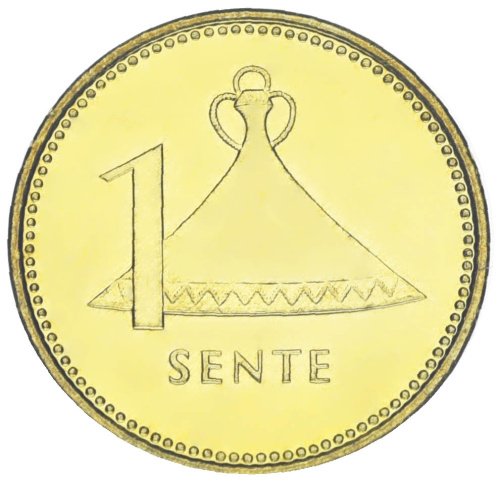 фото Лесото 1 сенте 1992 UNC