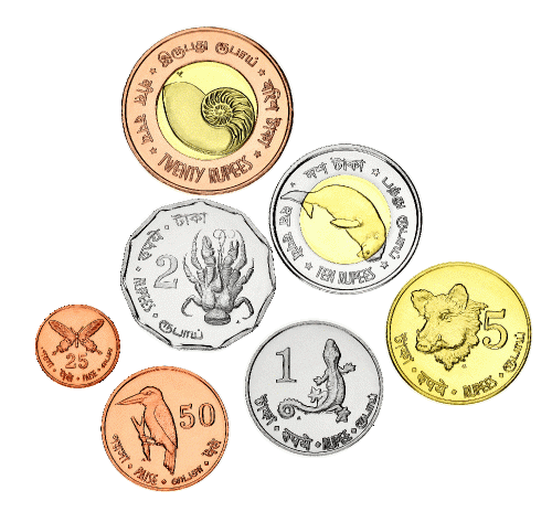 фото Индия Андаманские и Никобарские острова набор из 7 монет 2011 UNC 25, 50 пайса, 1, 2, 5, 10, 20 рупий