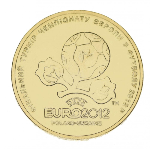 фото Украина 1 гривна 2012 «Чемпионат Европы по футболу - Евро 2012» UNC (KM#668)
