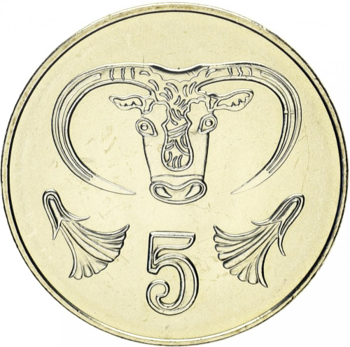 фото Кипр 5 центов 2004 UNC