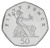 фото Великобритания 50 пенсов 1998 AU-UNC