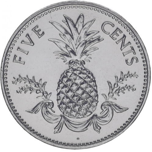 фото Багамы 5 центов 2005 UNC (km#60)