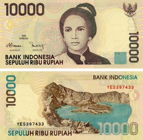 фото Индонезия 10000 рупий 1998 (2005) UNC (P137h)