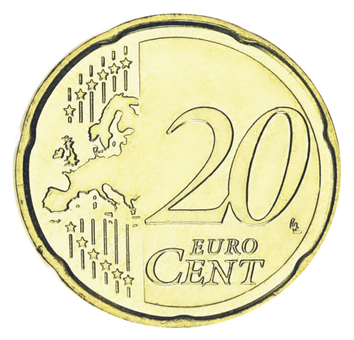 фото Латвия 20 евроцентов 2014 UNC