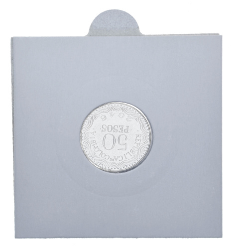 фото Колумбия 50 песо 2016 UNC Медведь