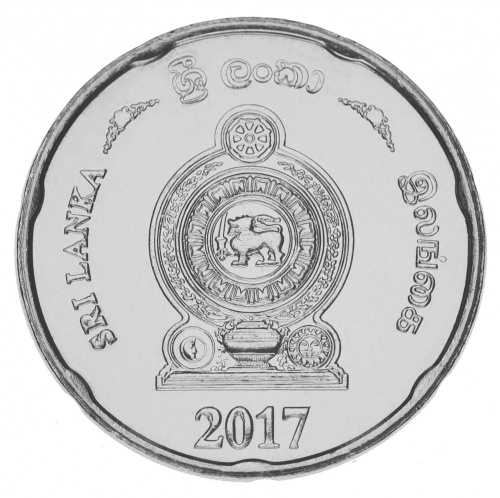 фото Шри-Ланка 2 рупии 2017 UNC