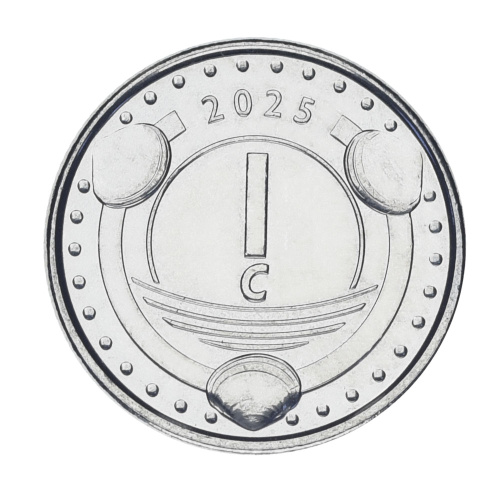 фото Кюрасао 1 цент 2025 UNC Флора - Цветок