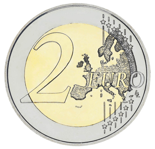 фото Германия 2 евро 2002 Биметалл AU-UNC F