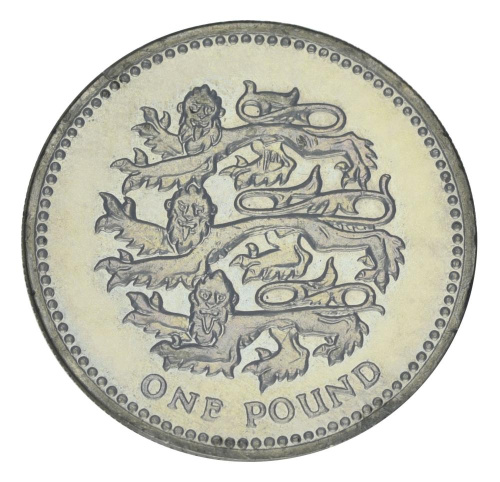 фото Великобритания 1 фунт 2002 F-VF