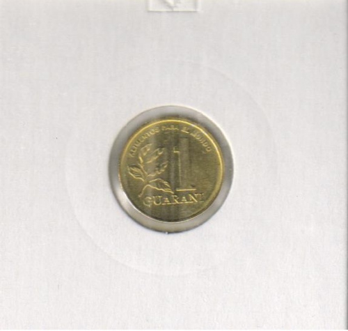 фото Парагвай 1 гуарани 1993 UNC (KM#192)