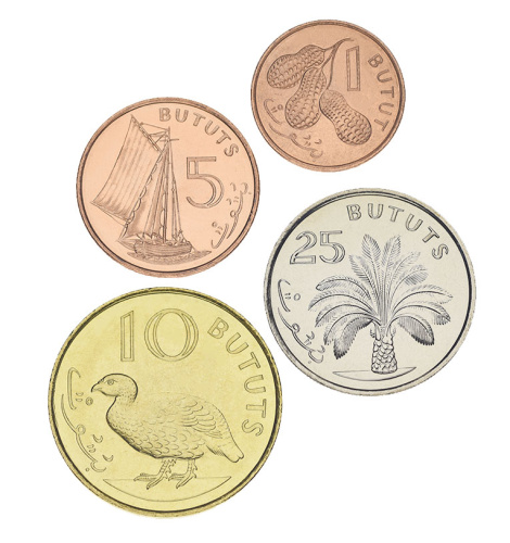 фото Гамбия набор из 4 монет 1998 AU-UNC 1, 5, 10, 25 бутутов
