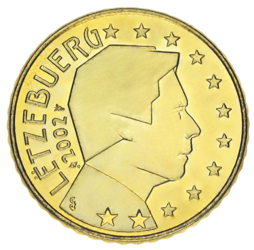 фото Люксембург 50 евроцентов 2002 UNC