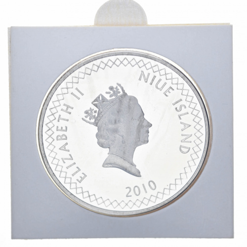 фото Ниуэ 1 доллар 2010 UNC Рыба Большая монета