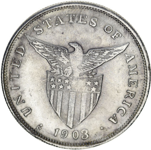 фото Филиппины 1 песо 1903 VF-XF (Сувенир)