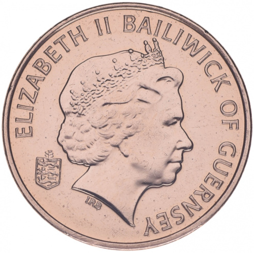 фото Гернси 1 пенни 2012 UNC (KM#89)