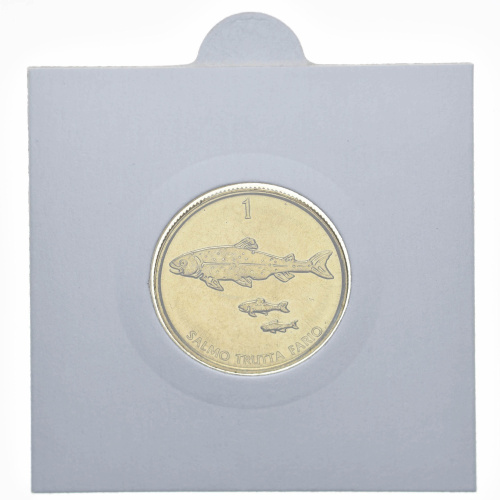 фото Словения 1 толар 2001 UNC Рыба