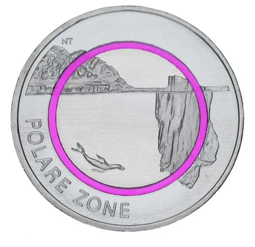 фото Германия 5 евро 2021 UNC D Полярная зона