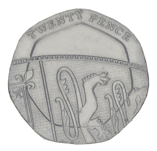 фото Великобритания 20 пенсов 2009 AU-UNC