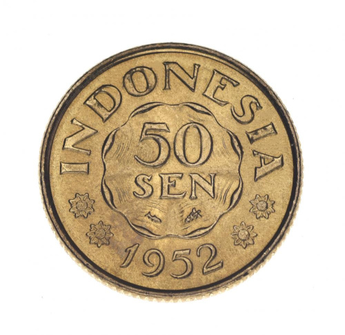 фото Индонезия 50 сен 1952 AU-UNC