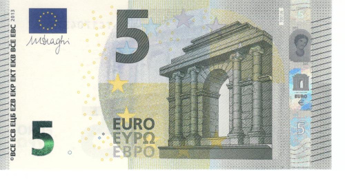 фото Ирландия 5 евро 2013 TC T001 UNC