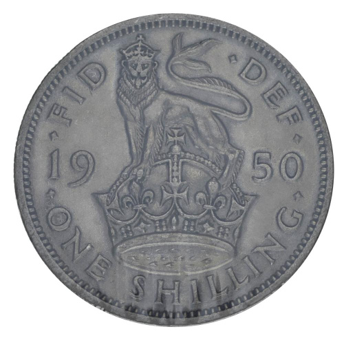 фото Великобритания 1 шиллинг 1950 F-VF