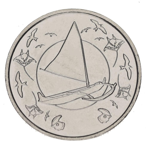 фото Французская Полинезия 10 франков 2021 UNC Пирога