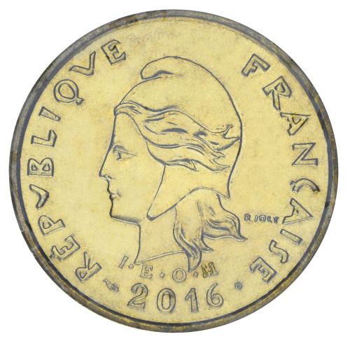 фото Новая Каледония 100 франков 2016 AU-UNC