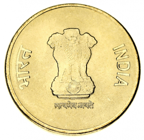фото Индия 5 рупий 2019 AU-UNC