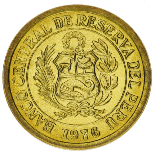 фото Перу 0,5 солей 1976 F-VF
