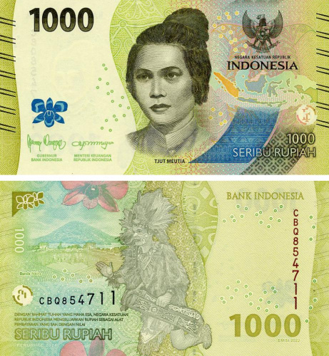 фото Индонезия 1000 рупий 2024 UNC (PW162)