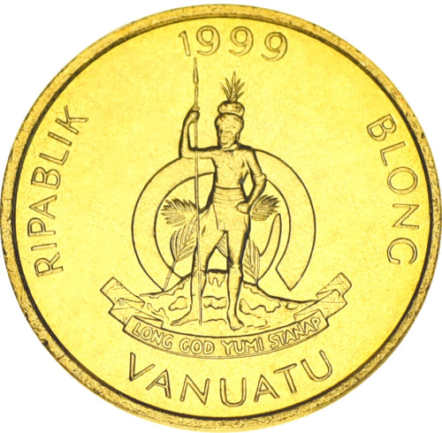 фото Вануату 1 вату 1999 AU-UNC
