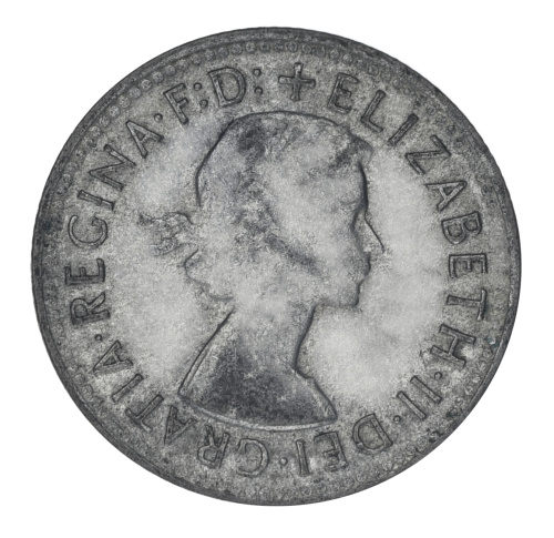 фото Австралия 1 шиллинг 1963 Серебро F-VF