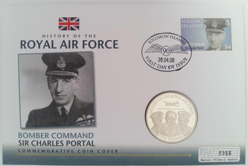 фото Джерси 5 фунтов 2008 «RAF Bomber Command» UNC