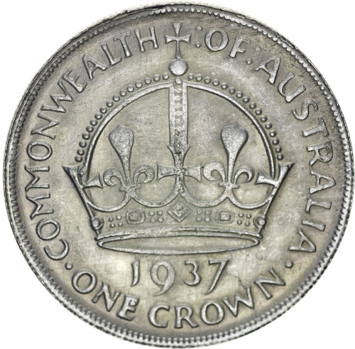фото Австралия 1 крона 1937 VF-XF (Сувенир)