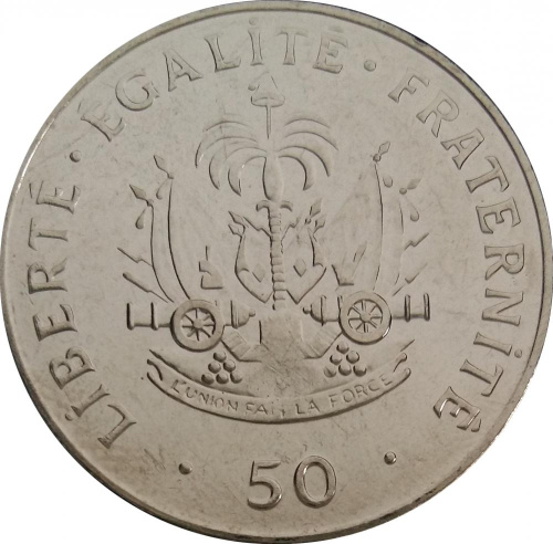 фото Гаити 50 сантимов 1999 UNC (KM#153a)
