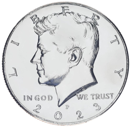 фото США 50 центов 2023 UNC P Джон Кеннеди