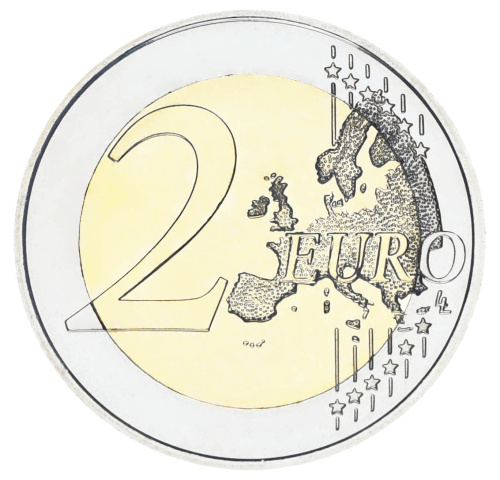 фото Германия 2 евро 2018 Биметалл UNC А Берлин