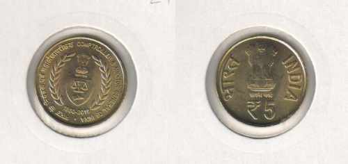 фото Индия 5 рупий 2010 UNC (KM#403)