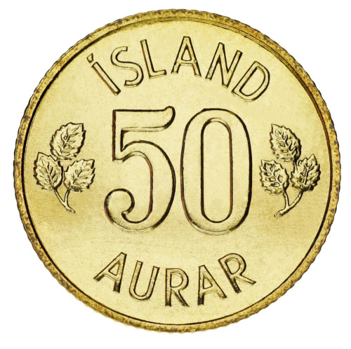 фото Исландия 50 эйре 1973 F-VF