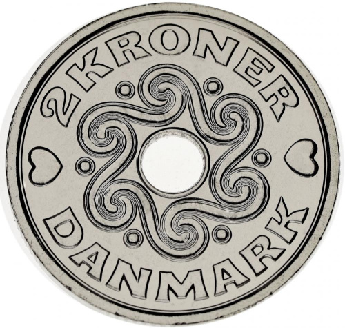 фото Дания 2 кроны 2018 UNC