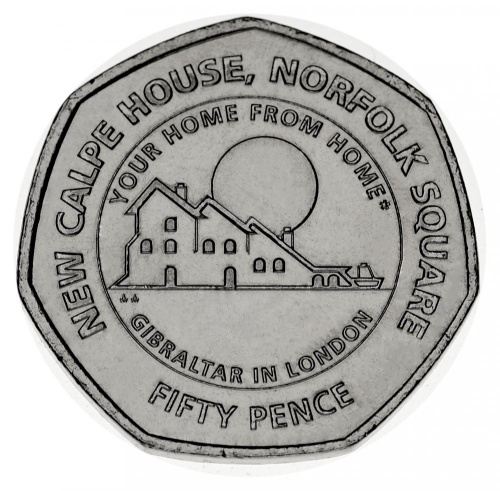 фото Гибралтар 50 пенсов 2018 UNC (KMnew)