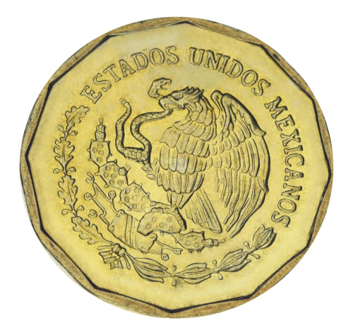 фото Мексика 20 сентаво 1999 UNC