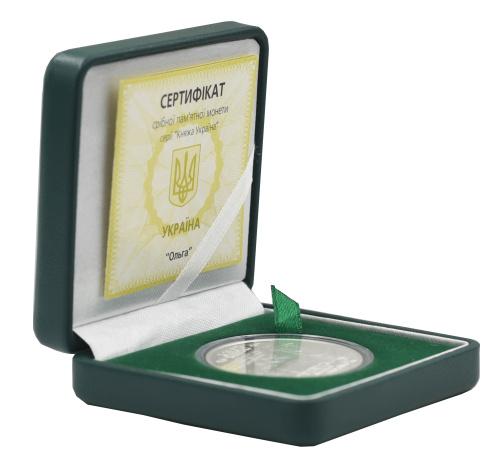 фото Украина 10 гривен 2000 Серебро Proof Княгиня Ольга (Ag 925, унция, 31.1 грамм)