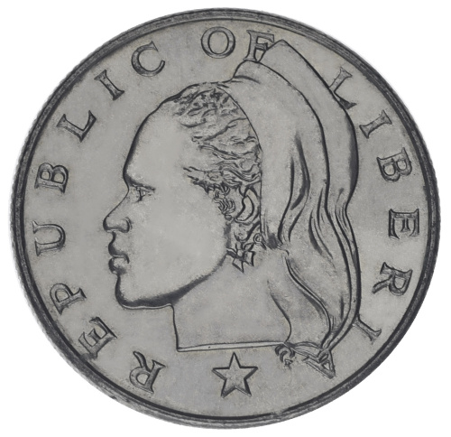 фото Либерия 50 центов 1968 AU-UNC