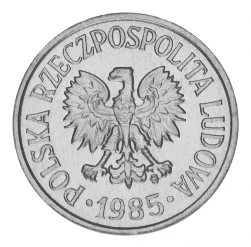 фото Польша 20 грош 1985 AU-UNC