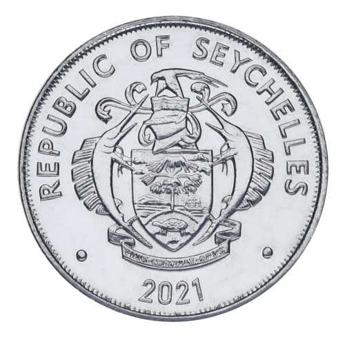 фото Сейшельские острова 25 центов 2021 UNC