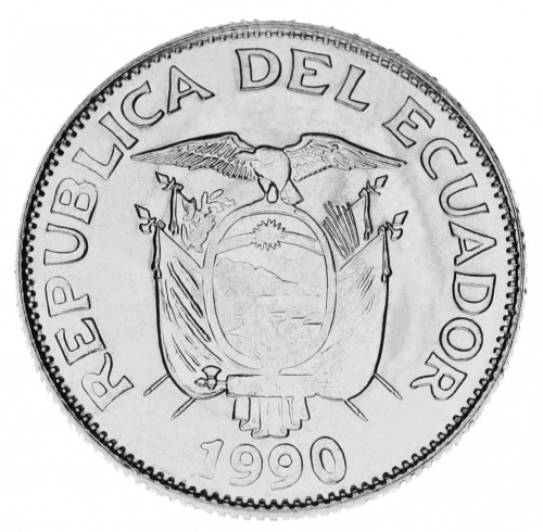 фото Эквадор 1 сукре 1990 UNC