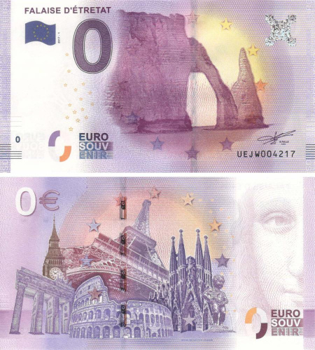 фото Франция 0 ЕВРО 2017 «Утес Этретата» UNC